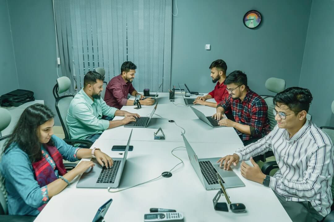 distributed software team