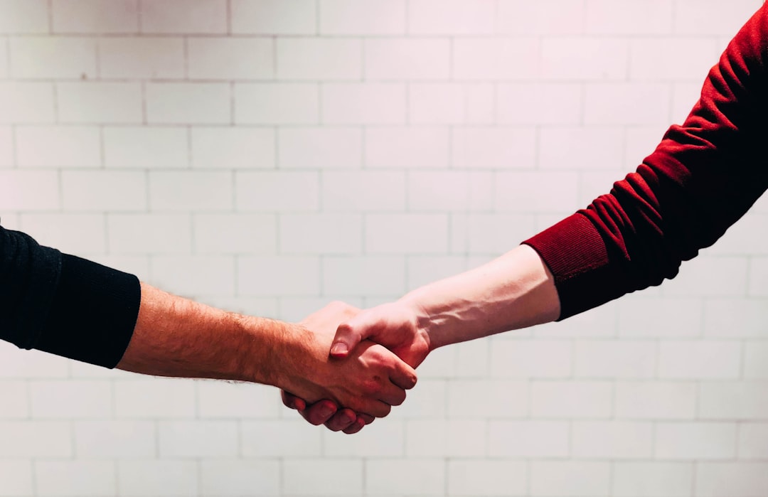 business partnership handshake